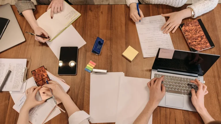 Business Meeting Office Desk