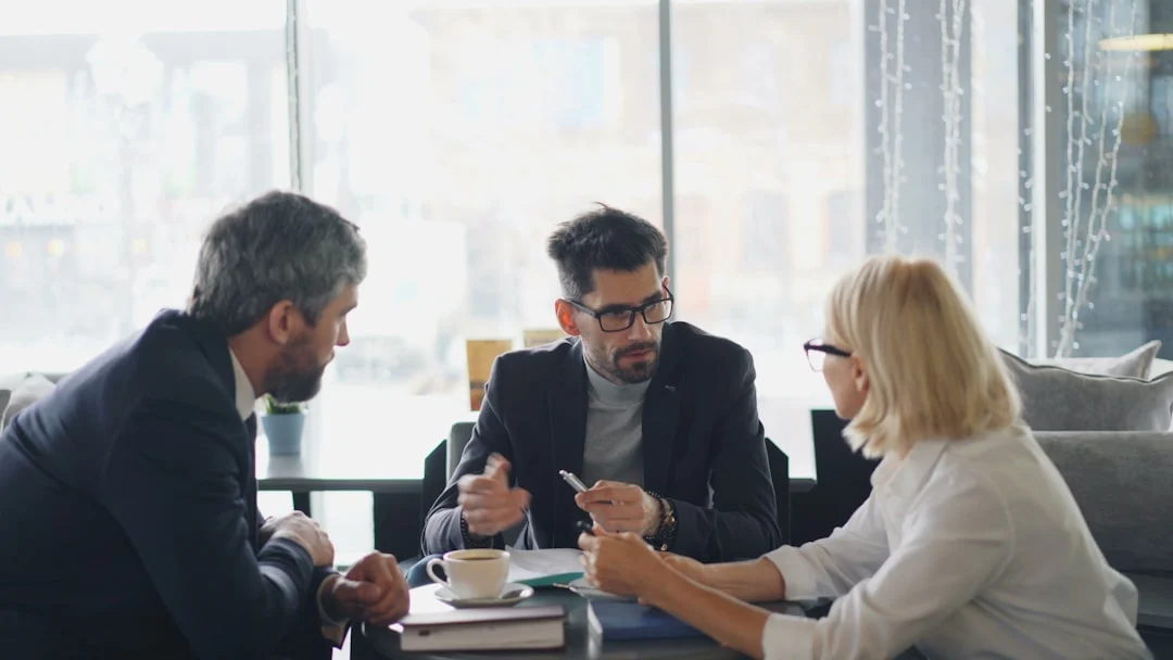Business Meeting Team Discussion