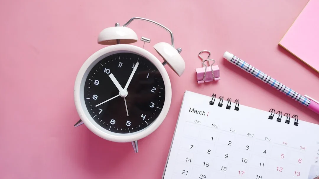 Calendar Planner Clock