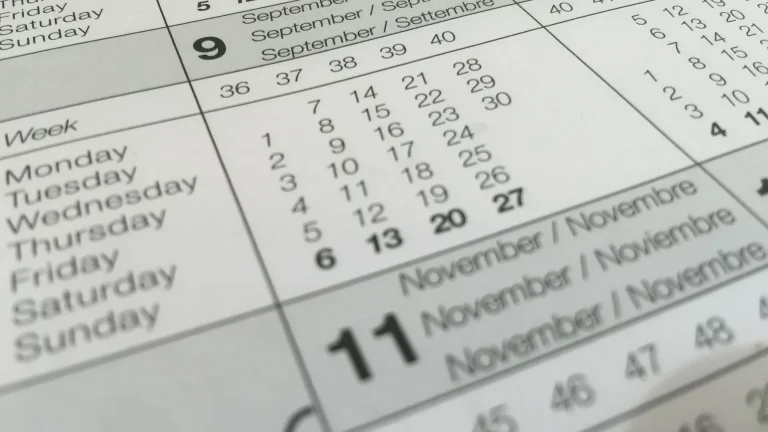 Calendar Planning