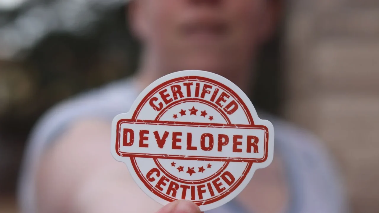 Certification Badge Laptop