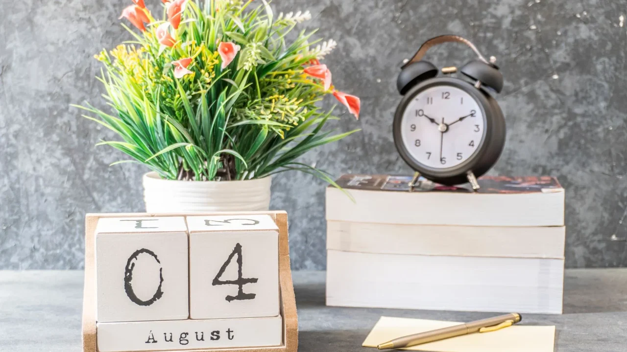 Daily Planner Calendar Clock