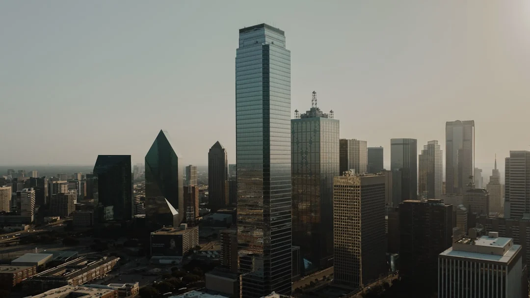 Dallas Skyline Houston Downtown Austin Texas