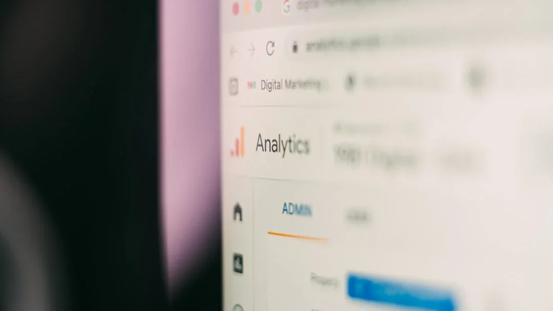Data Analytics Computer Screen