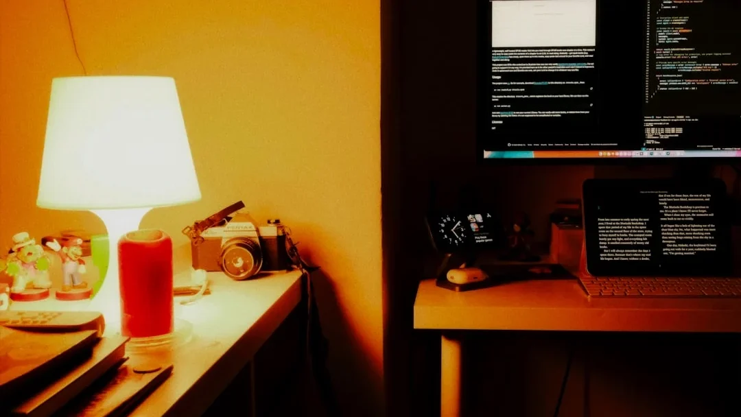 Home Office Desk Programming Books