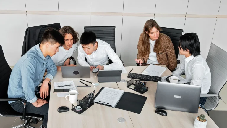 Office Meeting Laptop