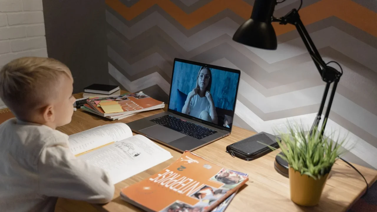 Online Learning Student Studying