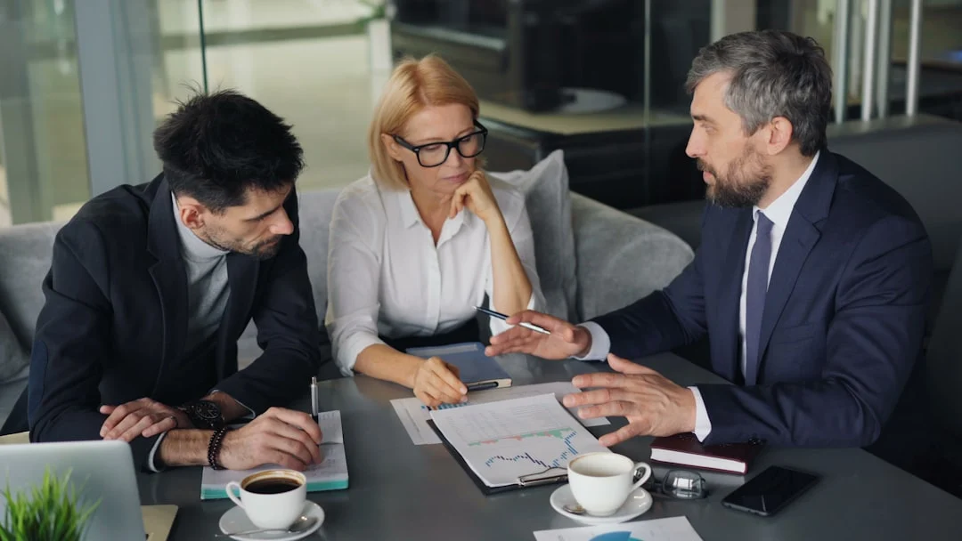 Pay Inequality Concept Office Meeting