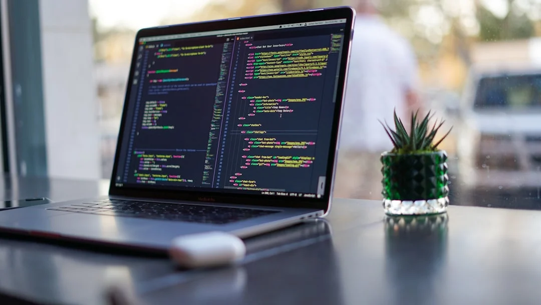 Python Code Laptop